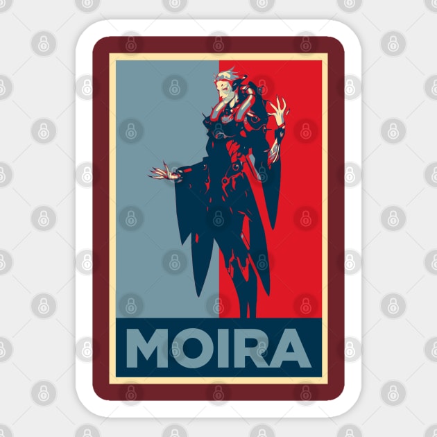 Moira Poster Sticker by Anguru